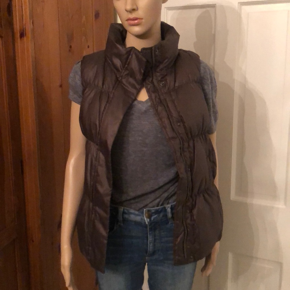 Gap Brown Quilted Vest, Worn Once